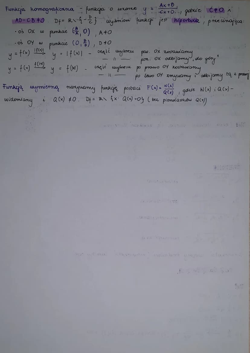 UŁAMKI ALGEBRAICZNE
FUNKCJE, RONNANIA I NIERONNOŚCI WYMIERNE
Ułamkiem algebraicznym jednej zmiennej meckywistej x nożywamy wyrażenie
W(x)
li