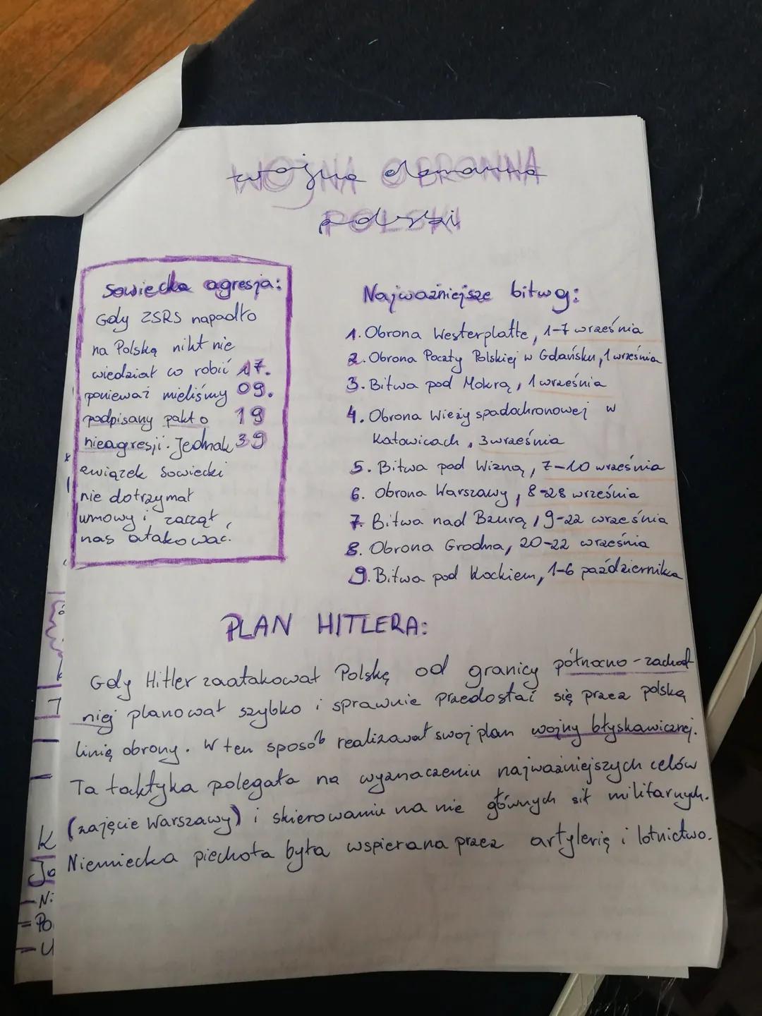 1 września 1939 - wybuch || wojny światowej (atak Hitlera))
17 września 1939-dołącachie Rosjan do wojny atak na Polskę
SIŁY
MILITARNE
Niemes