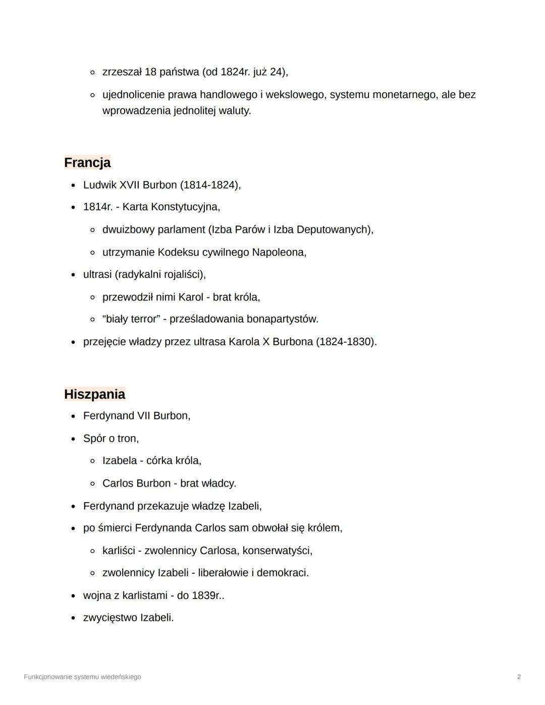 Funkcjonowanie systemu
wiedeńskiego
Ⓒ Type
3 klasa
Reviewed ✓
Państwa Niemieckie
• Związek Niemiecki -> Związek Reński,
• protesty burszów (