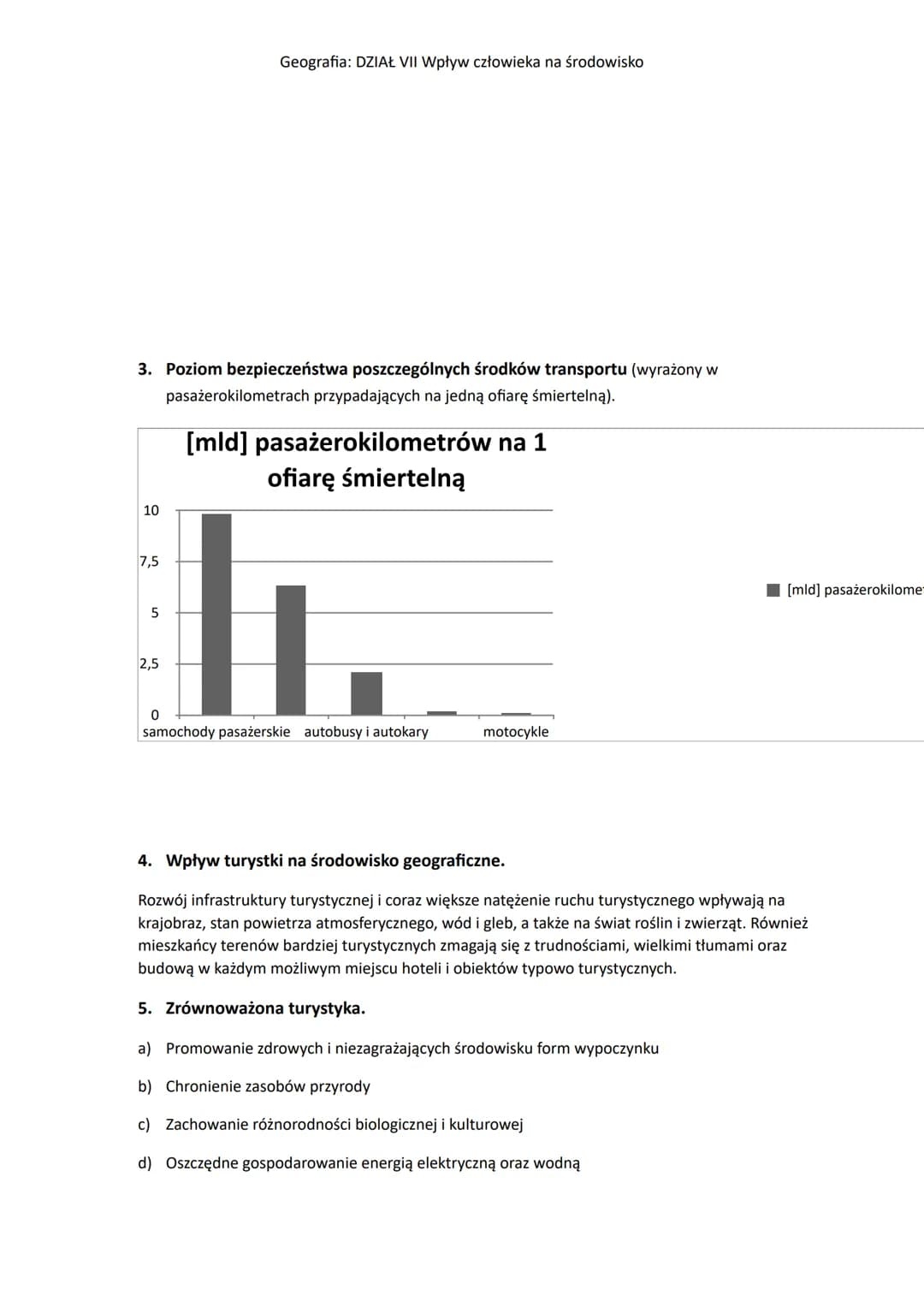 Wpływ transportu i turystyki na środowisko - PDF i prezentacje