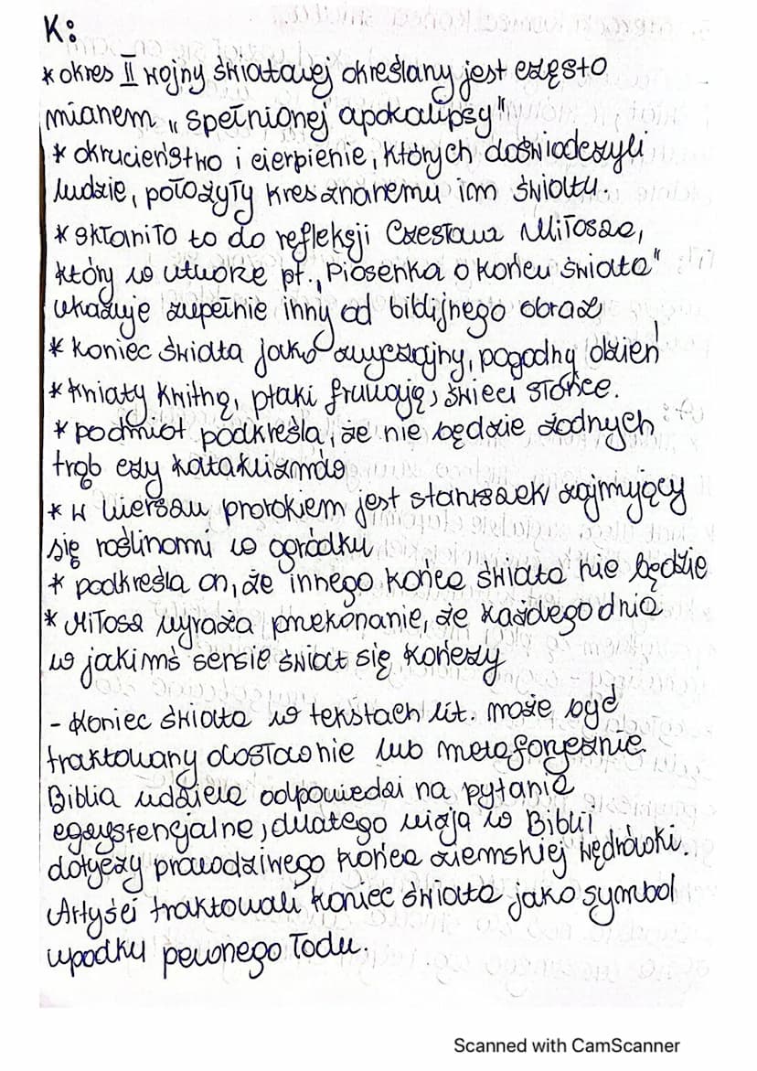 1. Całowiek w relacji & Bogiem.
Obraz chrześcijańskiego światopoględu ukazany
został w Biblii- księdze, która opowiada jose
i extowieku oraz
