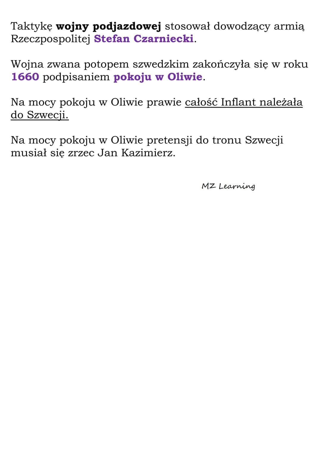 Wojny ze Szwecją. Potop
szwedzki.
Panująca w Rzeczpospolitej dynastia Wazów
sprawowała dziedziczne rządy w Szwecji.
W roku 1592 władzę w Szw