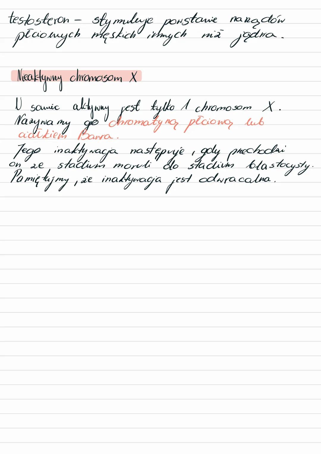 Najnażniejsze pojęcia
kariotyp - 23
diploidalnej komórce ciała
~
W
Determinacja płci.
Cechy sprzęsione a pleią.
2
-
chromosomóN, znajduje
sa