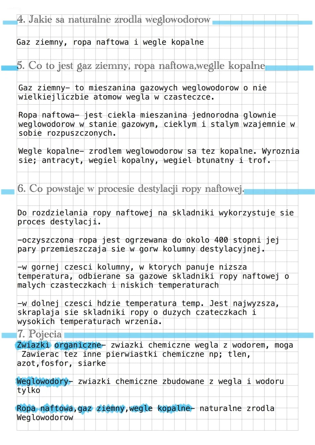NATURALNE ZRODLA WEGLOWODOROW
1.Jakie sa rodzaje zwiazkow chemicznych
Zwiazki chemiczne
Zwiazki nie
organiczne
Np tlenek
wegla, kwas
siarkow