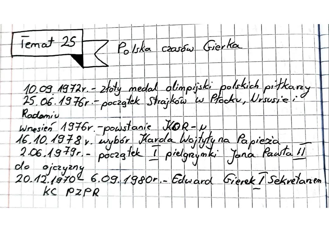 Epoka Gierka: Polityka i Gospodarka PRL-u