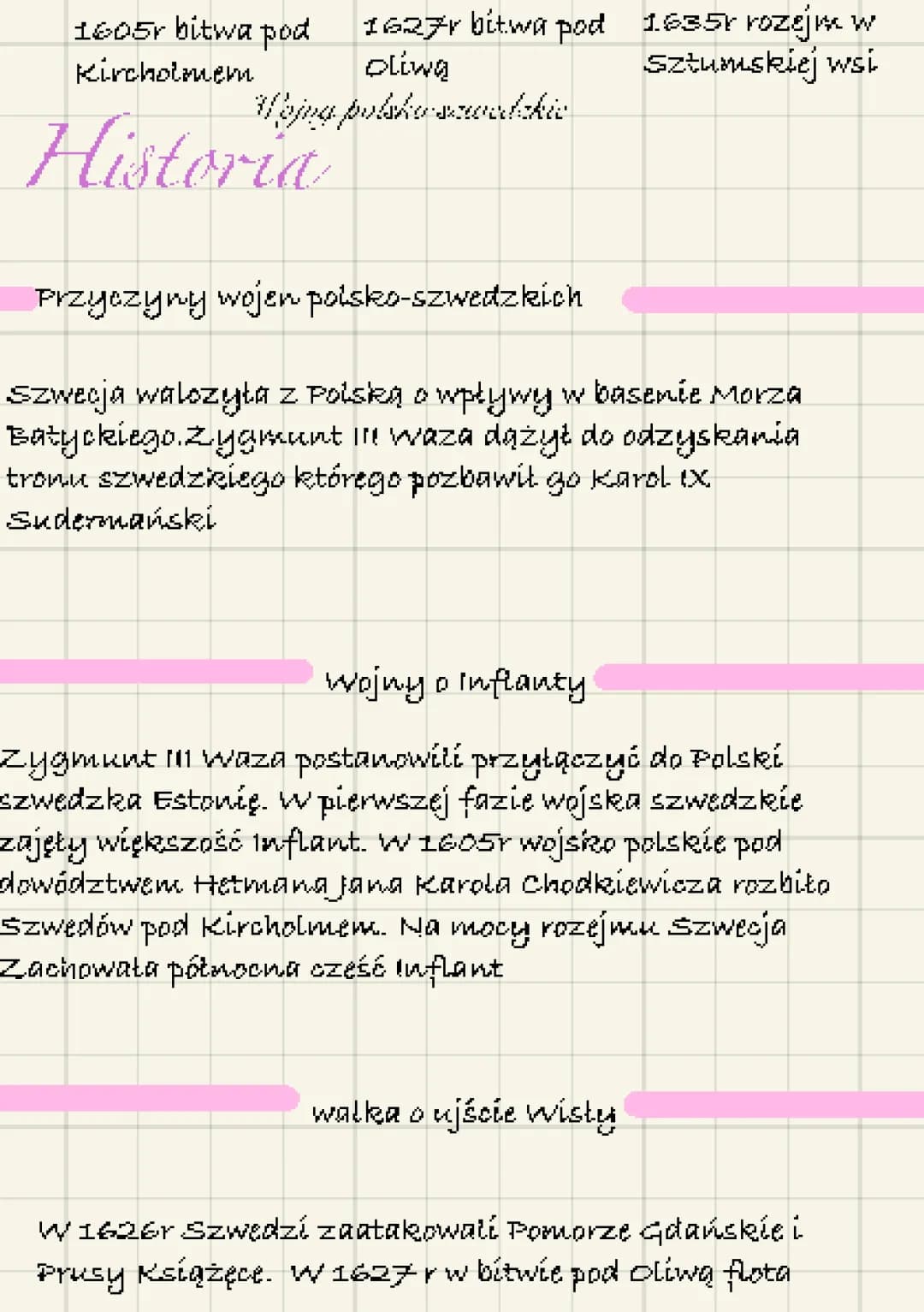 powstanie kozackie potop szwedzki i początek wojen ze Szwecja 