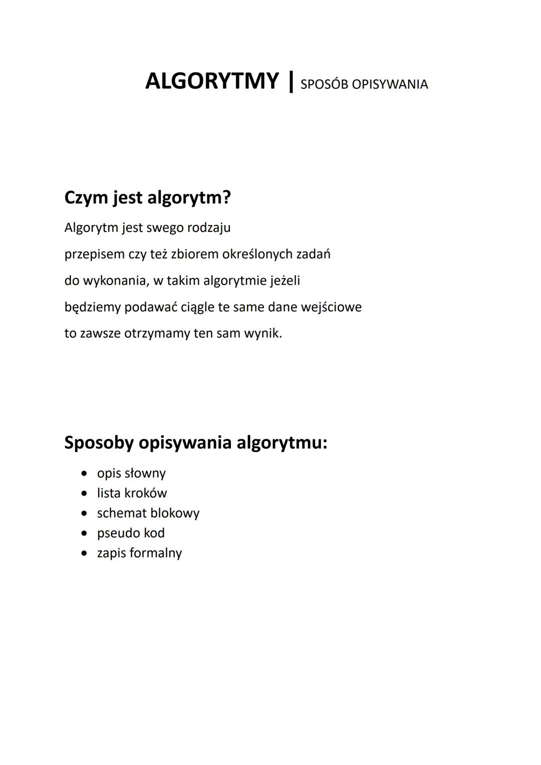 Podstawy algorytmów: czym są i jak działają