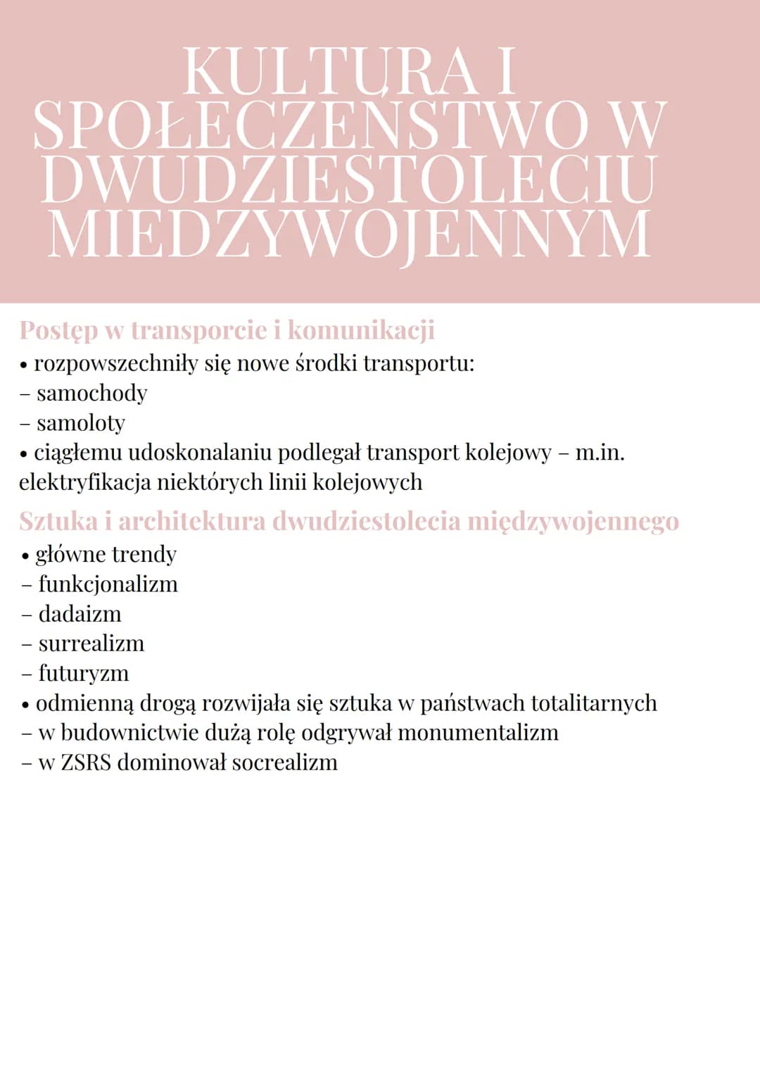 Przemiany Społeczne I Polityczne W Dwudziestoleciu Międzywojennym Kultura i Przemiany Społeczne w Dwudziestoleciu Międzywojennym