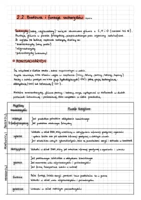 Know 2. Chemiczne podstawy życia; 2.2. Budowa i funkcje sacharydów  thumbnail