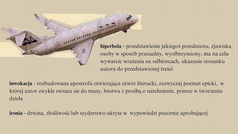 a.s
ŚRODKI
STYLICZTYCZNE
AIR MAIL
13 apostrofa - bezpośredni, uroczysty zwrot do adresata, którym może być bóstwo, osoba,
zjawisko, pojęcie 