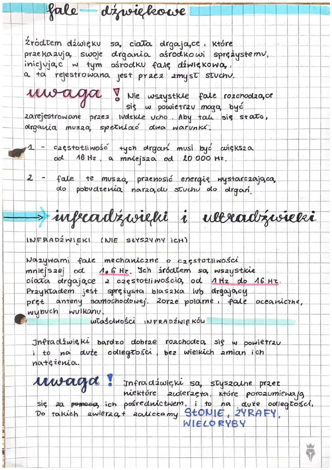 Rodzaje Fal Dźwiękowych: Infradźwięki, Ultradźwięki i Hałas