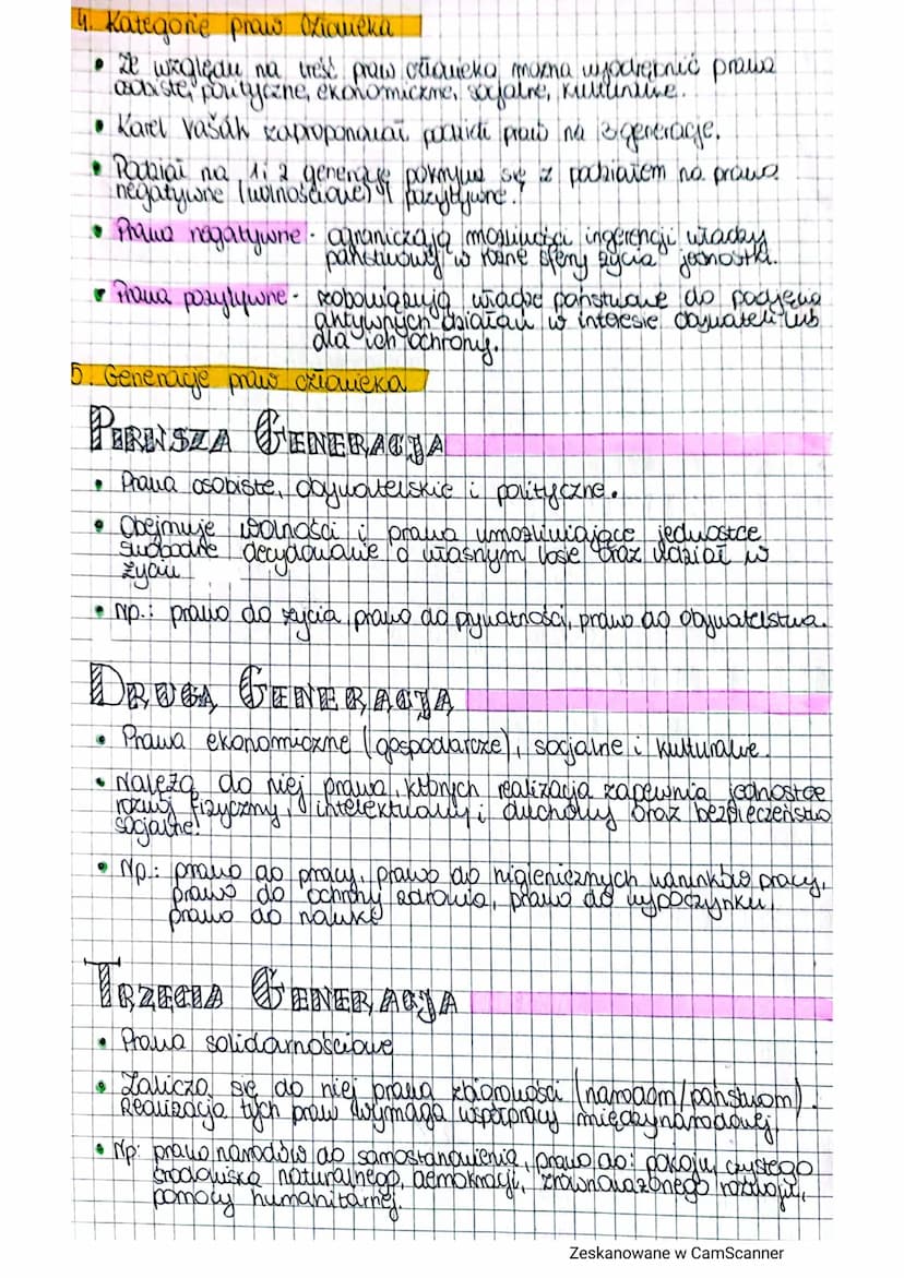 CZYM SA PRANA CZLOWIEKA?
4. Definiga prows crowieka?
Prawa crionicka - Air uprawnień, ku're przysługują każdej osobie
at Chuil univenia az d