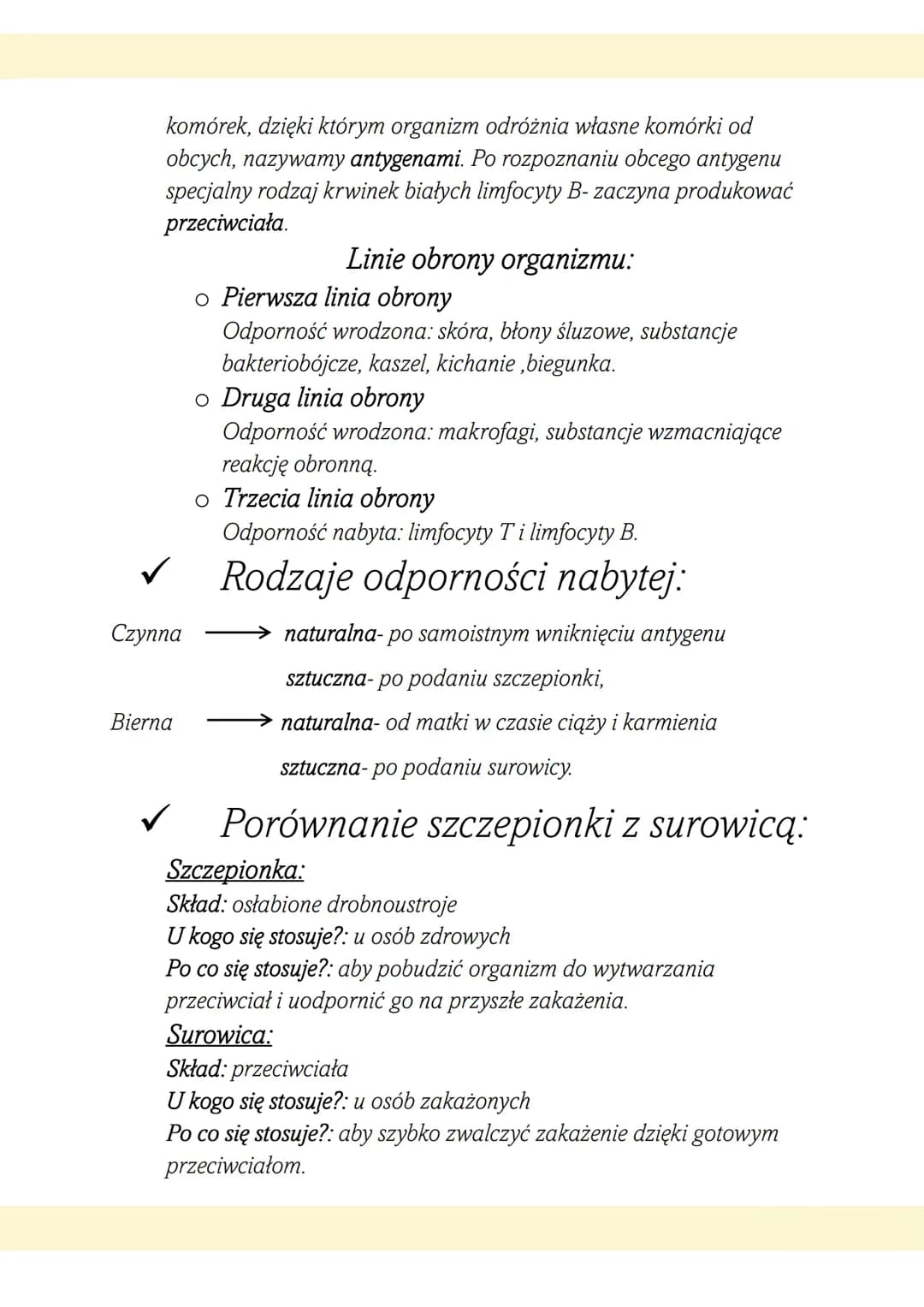 Układ
odpornościowy
Budowa układu odpornościowego:
W jego skład wchodzą wszystkie narządy układu limfatycznego, a
także błony śluzowe, skóra