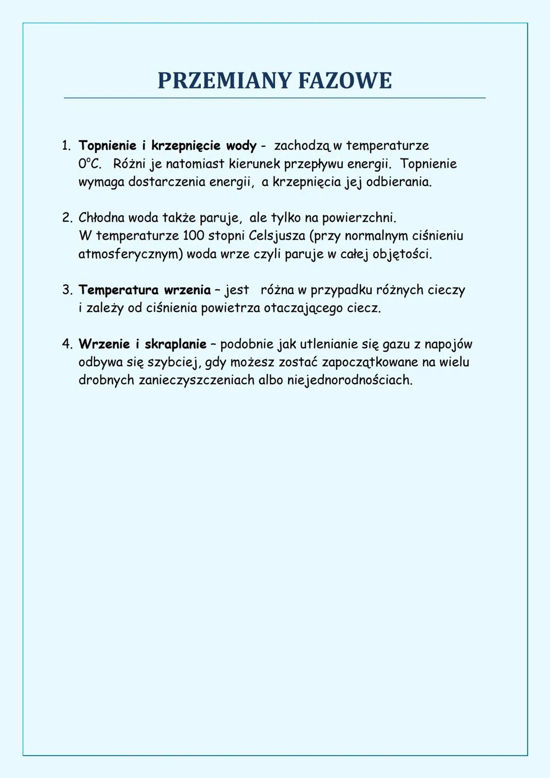 Fazy Materii i Przemiany Fazowe