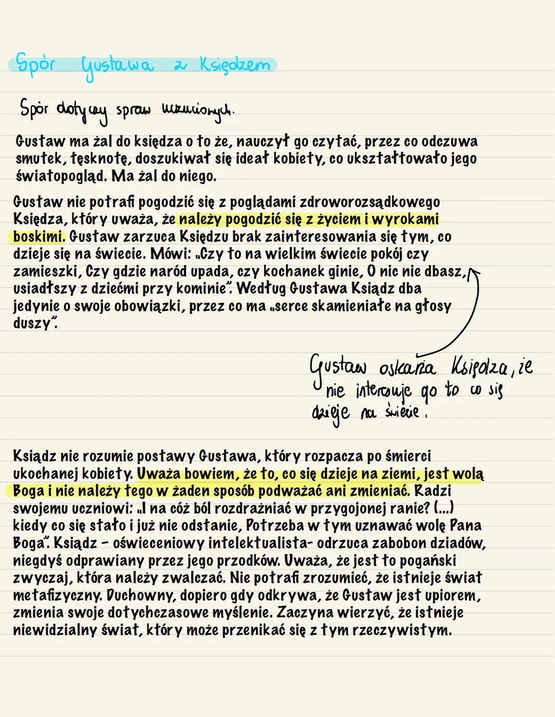 # Gustaw

Czuje się samotny, opuszczony, smutny. Nie widzi zrozumienia ze strony ludzi, ktongm
ufat

~ względem ukochanej~

Cierpi, odczuwa 