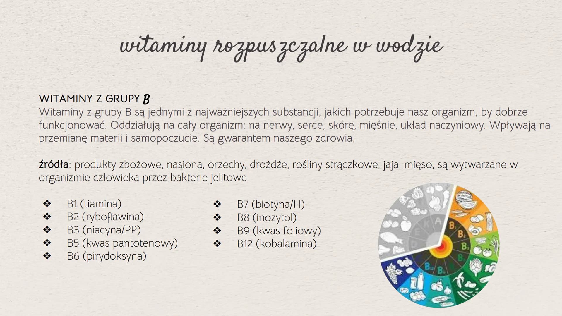 Rola witamin.
Nieorganiczne składniki
pokarmowe czym są witaminy?
Witaminy- związki organiczne, których
organizm w większości nie potrafi sa