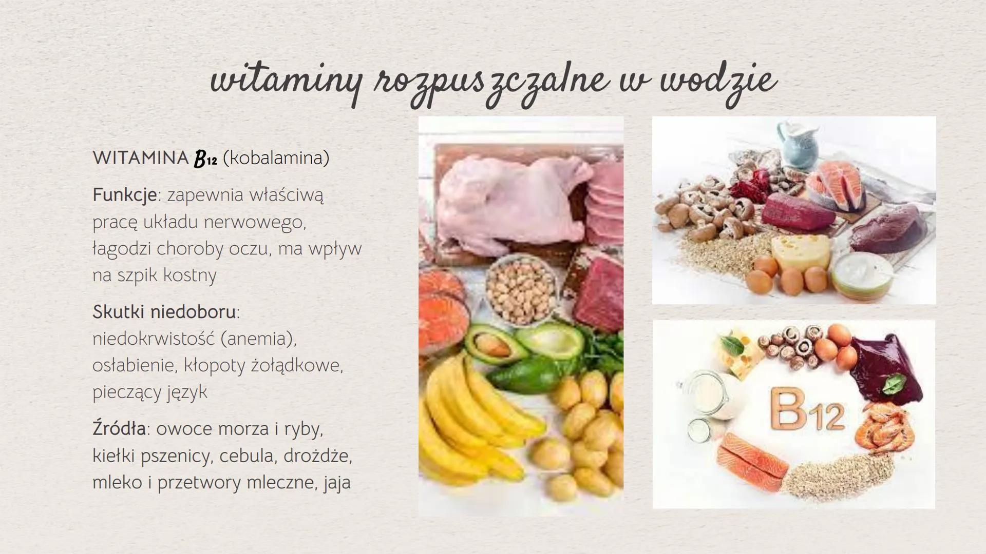 Rola witamin.
Nieorganiczne składniki
pokarmowe czym są witaminy?
Witaminy- związki organiczne, których
organizm w większości nie potrafi sa