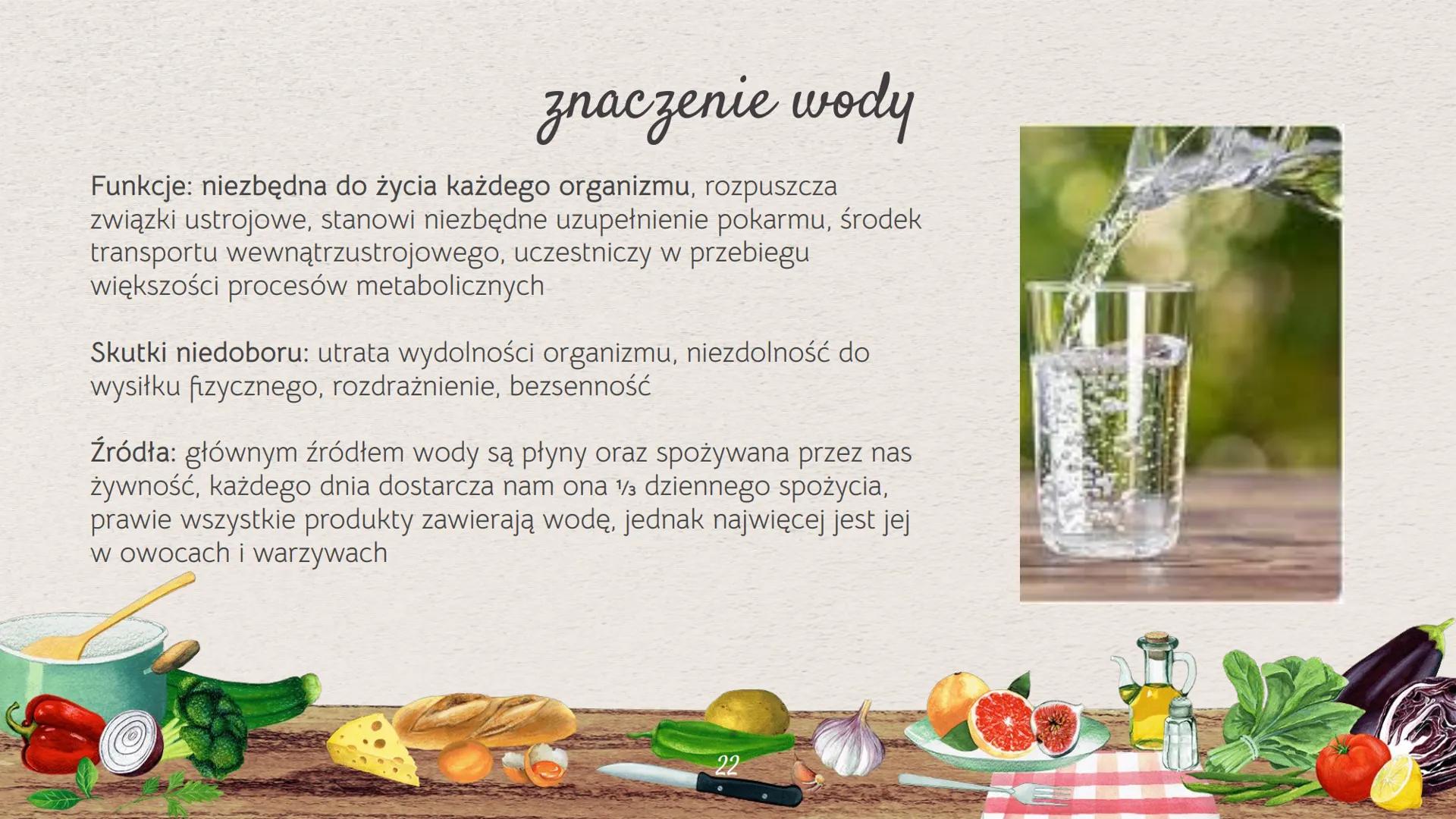 Rola witamin.
Nieorganiczne składniki
pokarmowe czym są witaminy?
Witaminy- związki organiczne, których
organizm w większości nie potrafi sa