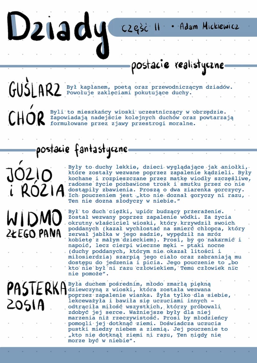 Bohaterowie
Lektur
KLASA
8
. ŚMIERĆ PUŁKOWNIKA
M
Emilia Plater
Adam
Mickiewicz
mw
O
szlachcianka, przystąpiła do
powstania wraz z własnym
li