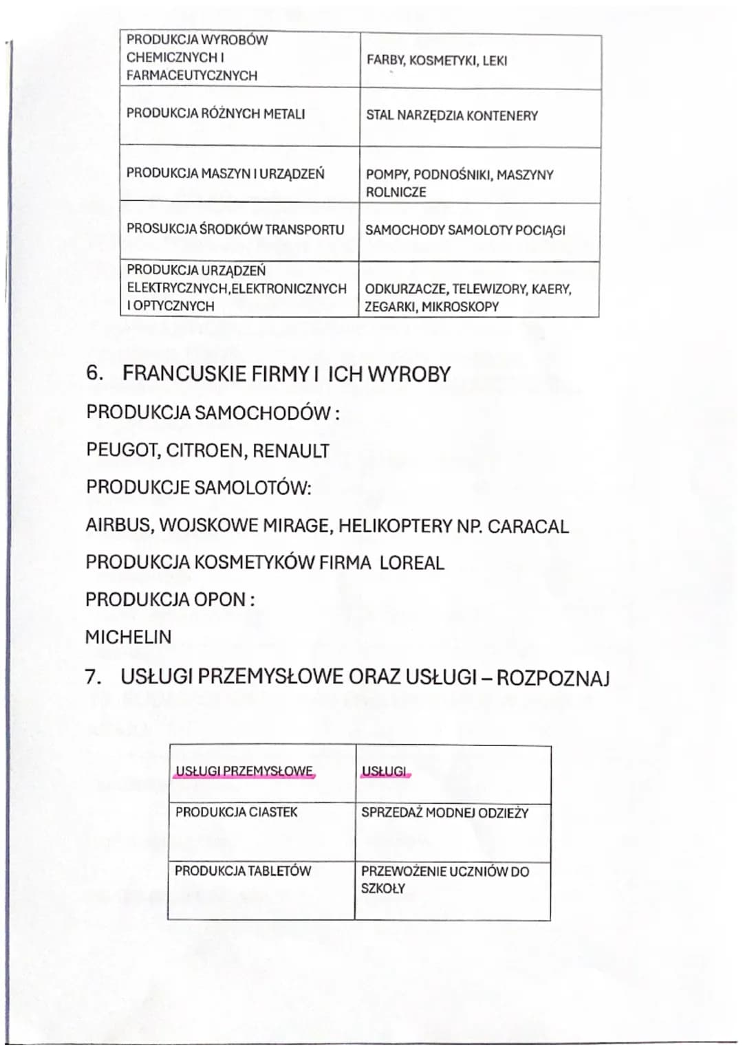 GEOGRAFIA
1. Sektory gospodarki
rolnictwo
Gospodarka
przemysł
usługi
2. CZYM ZAJMUJĄ SIĘ DANE SEKTORY
SEKTOR
ROLNICTWO
PRZEMYSŁ
USŁUGI
PRODU