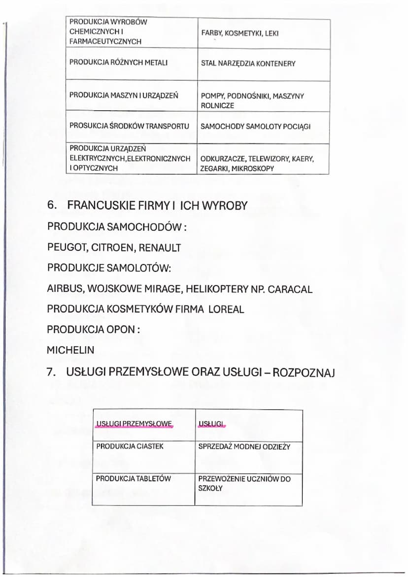 GEOGRAFIA
1. Sektory gospodarki
rolnictwo
Gospodarka
przemysł
usługi
2. CZYM ZAJMUJĄ SIĘ DANE SEKTORY
SEKTOR
ROLNICTWO
PRZEMYSŁ
USŁUGI
PRODU