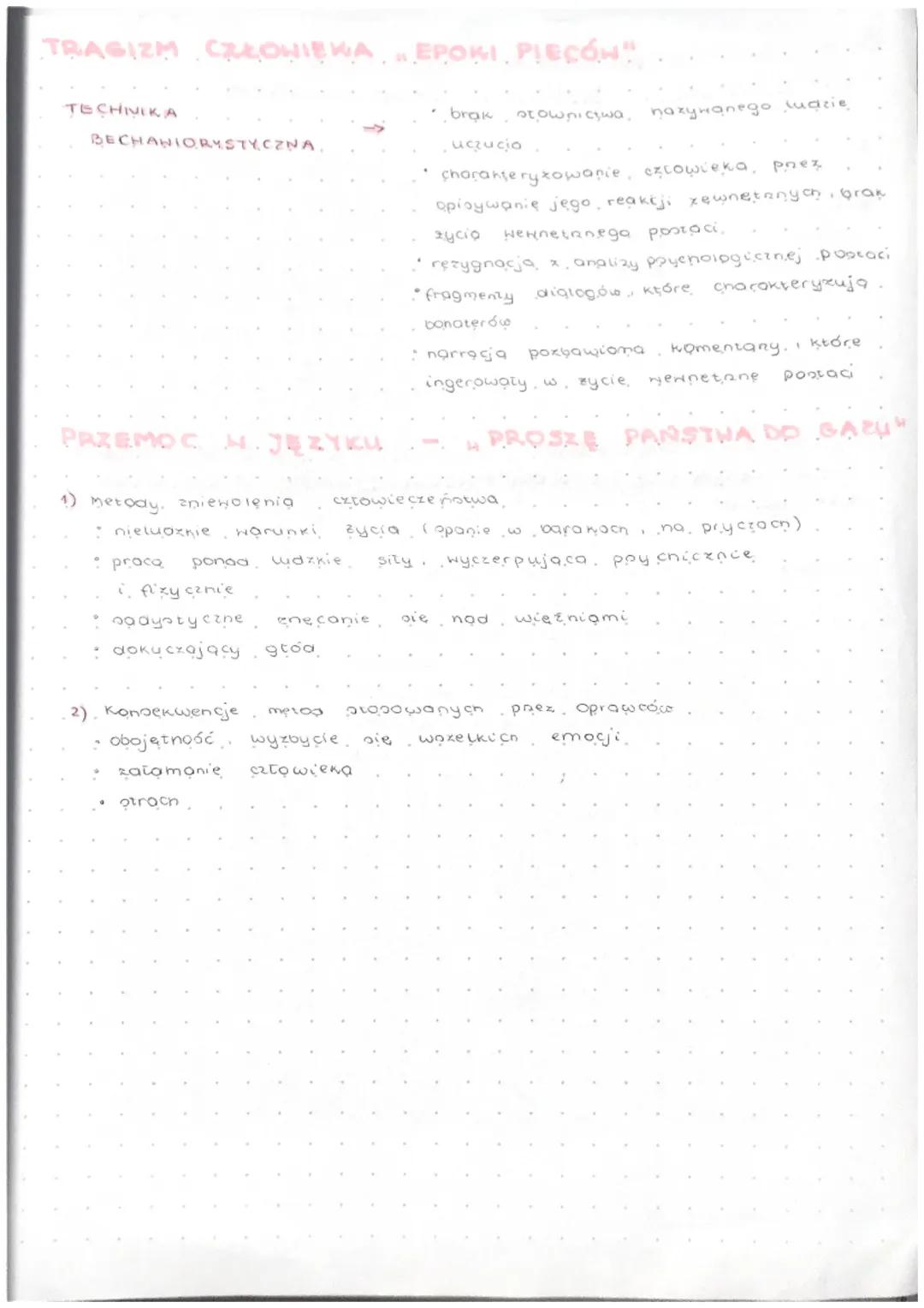 # PROBLEM ZNIEWOLENIA CREOHLE KA
# OPONIADANIA TADEUSZA BORCHSKIEGO.

1. Tadeusz. Boronski trafit do Ośnięcimią vy 1943.

2. 4 оронічваліaсo