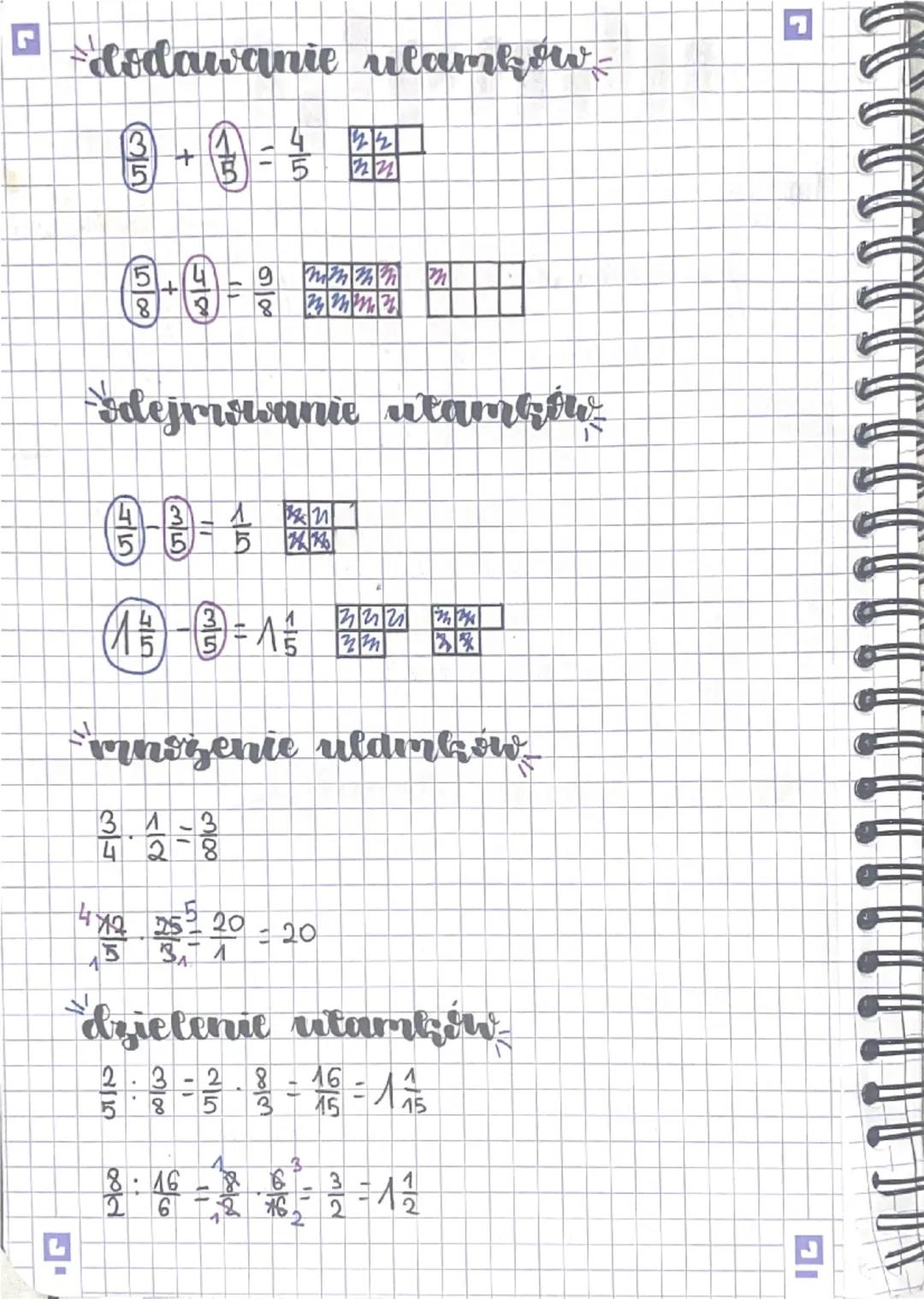 ววววววว
ulavik
zwylsle
r
potowa
licznik
⇐
Kresha utamkowa
ćwierć
Λ
1
2
2
mianownik
4
A 1
4
ALT
4
eskracanie utamków
skracamy przez 2
2 1
4
2