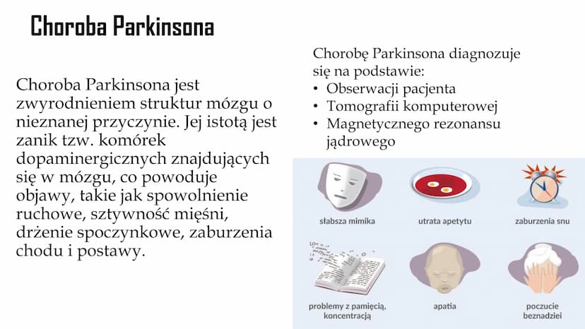 
<p>Choroba Alzheimera to neurodegeneracyjna choroba, która prowadzi do postępującego otępienia. W przebiegu tej choroby w mózgu powstają ni