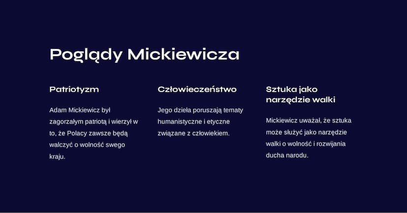 "Dziady cz. IV"
Dziady cz. IV to polska sztuka teatralna autorstwa Adama
Mickiewicza. Przedstawia ona historię polskiego narodu i kładzie
na