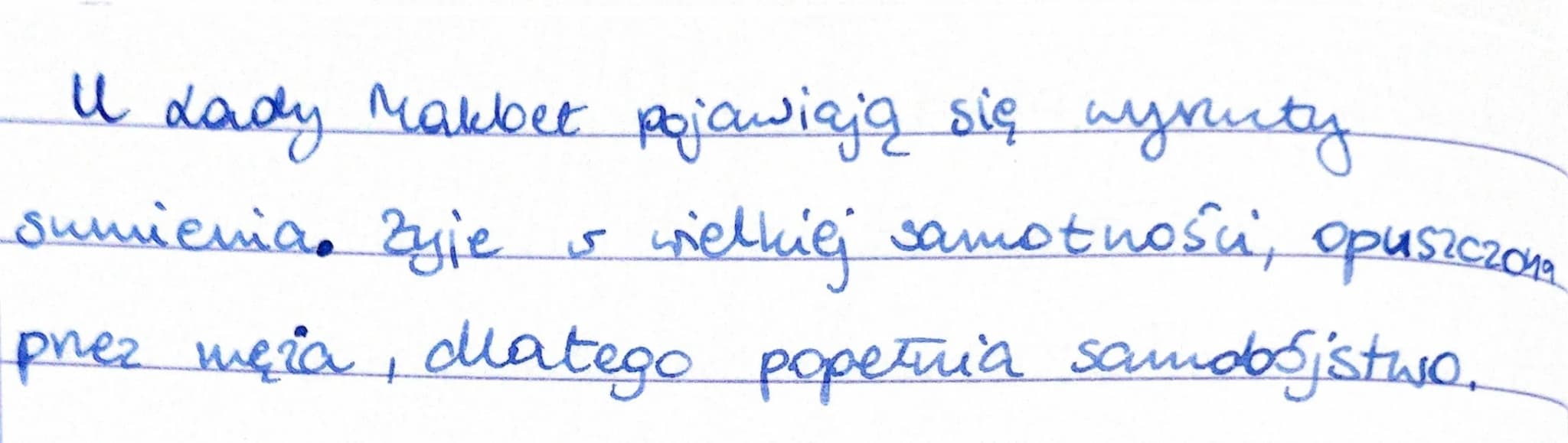 Lekcja
Temat: Charakterystyka Lady Makbet.
Nie ma informagi o imienie, na wieku, wyglądzie
08.02.19
Charakter
Lady wa począthu
Lady po stron