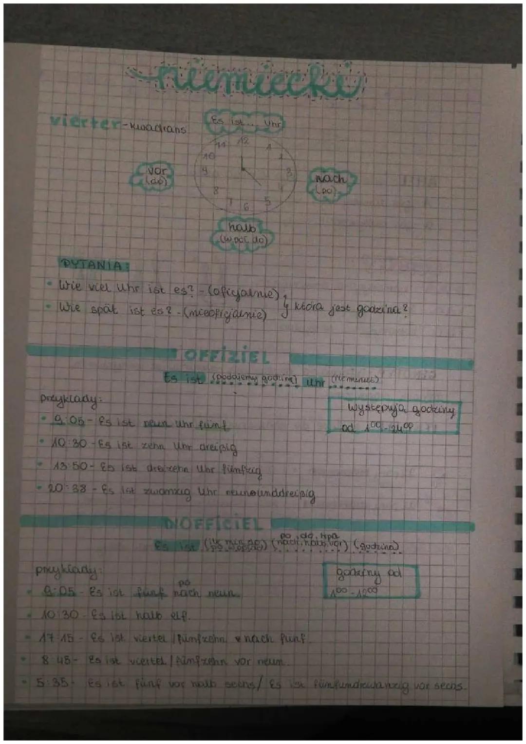 Nauka Języka Niemieckiego: Jak Pytać o Czas?