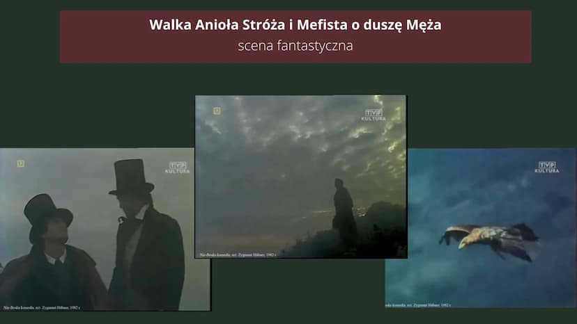 PLAN WYDARZEŃ
NIE-BOSKA KOMEDIA -
CZĘŚĆ 2
ZYGMUNT KRASIŃSKI CZĘŚĆ II
Charakterystyka i problemy Orcia
• Modlitwa nad grobem matki
• Walka An