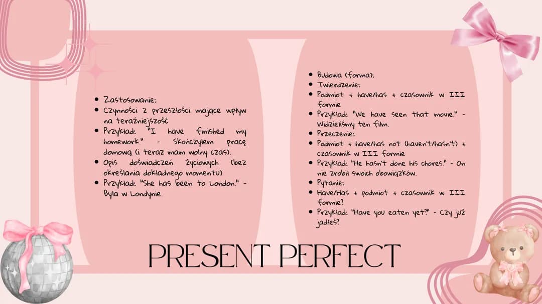 Present Perfect i Present Perfect Continuous