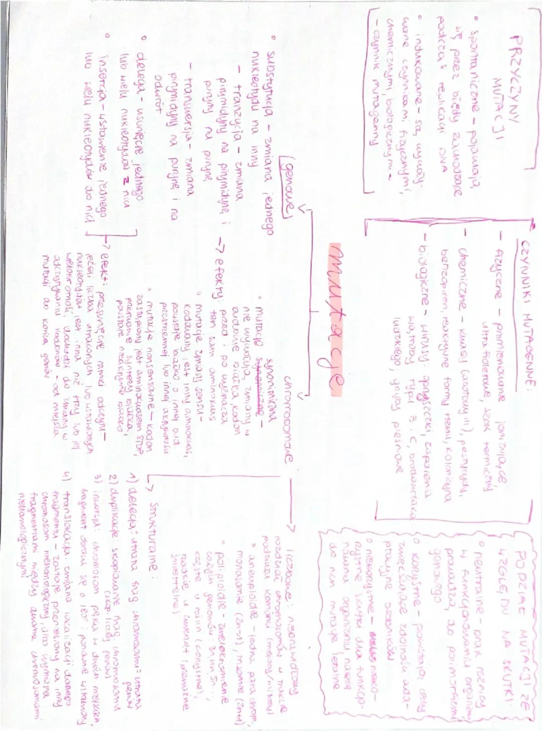 0
0
PRZYCZYNY
MUTACJI
spontaniczne - pojawiają
ie przez biedy zamodzące
podczas replikagi
DNA
indukowane - sa, my way-
wane czynnikami fizyc