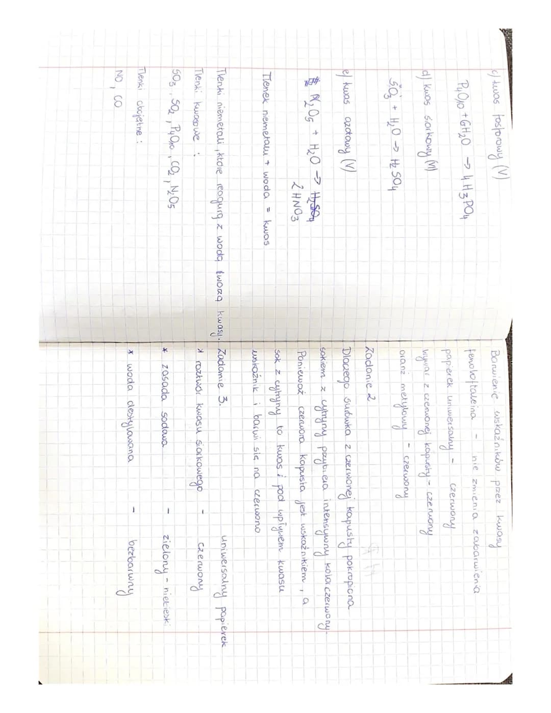 
<p>Czy woda reaguje z tlenkami niemetalu?</p>
<p>Reakcje litowców z wodą<br />
Tlenek niemetalu + woda = kwas</p>
<p>Tlenek kwasowy + zasad