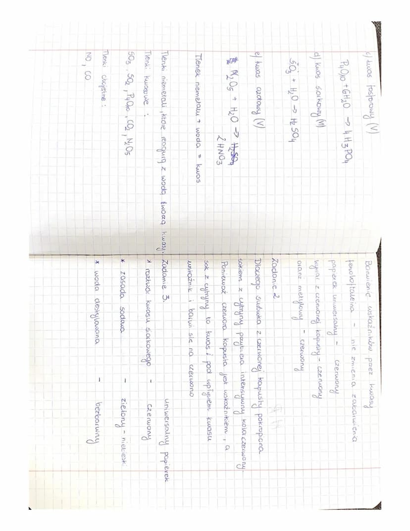 
<p>Czy woda reaguje z tlenkami niemetalu?</p>
<p>Reakcje litowców z wodą<br />
Tlenek niemetalu + woda = kwas</p>
<p>Tlenek kwasowy + zasad