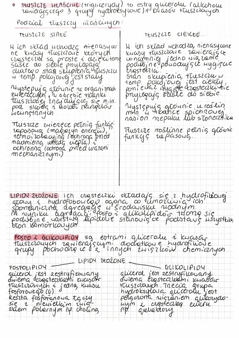 LIPIDY
LIPIDY (HUSZCZONCE) SQ, zróżnicowana grupa związków organicznych
się Hodori tlenu.
gestoscy od gostosa nody, awatego utrzymują sinigs