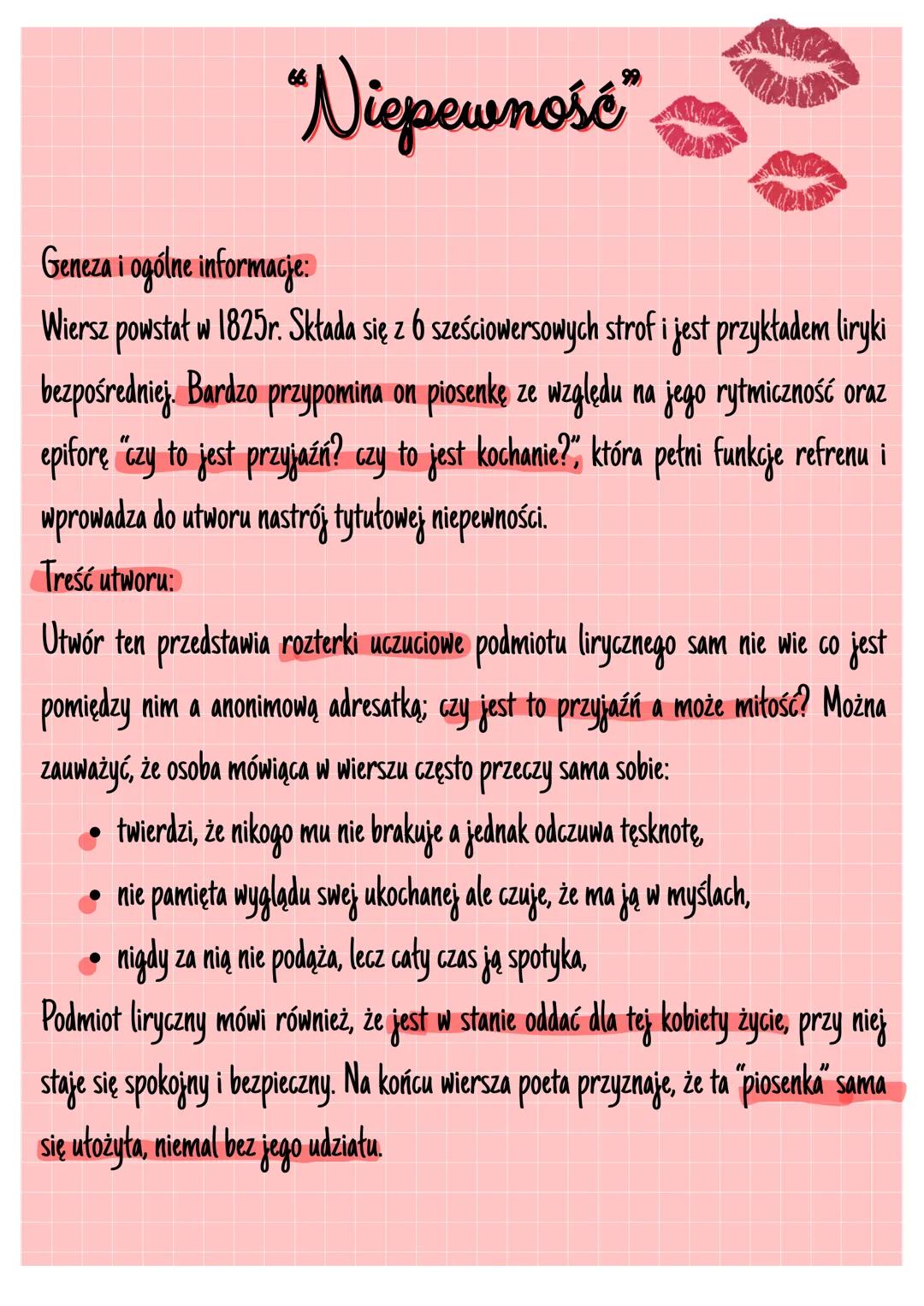 --- OCR Start ---
ADAM MIKIEWICZ-
WIERSZE MILOSNE
Geneza
Mitosne wiersze Adama Mickiewicza, czyli tzw. erotyki, powstawały w różnych
okresac