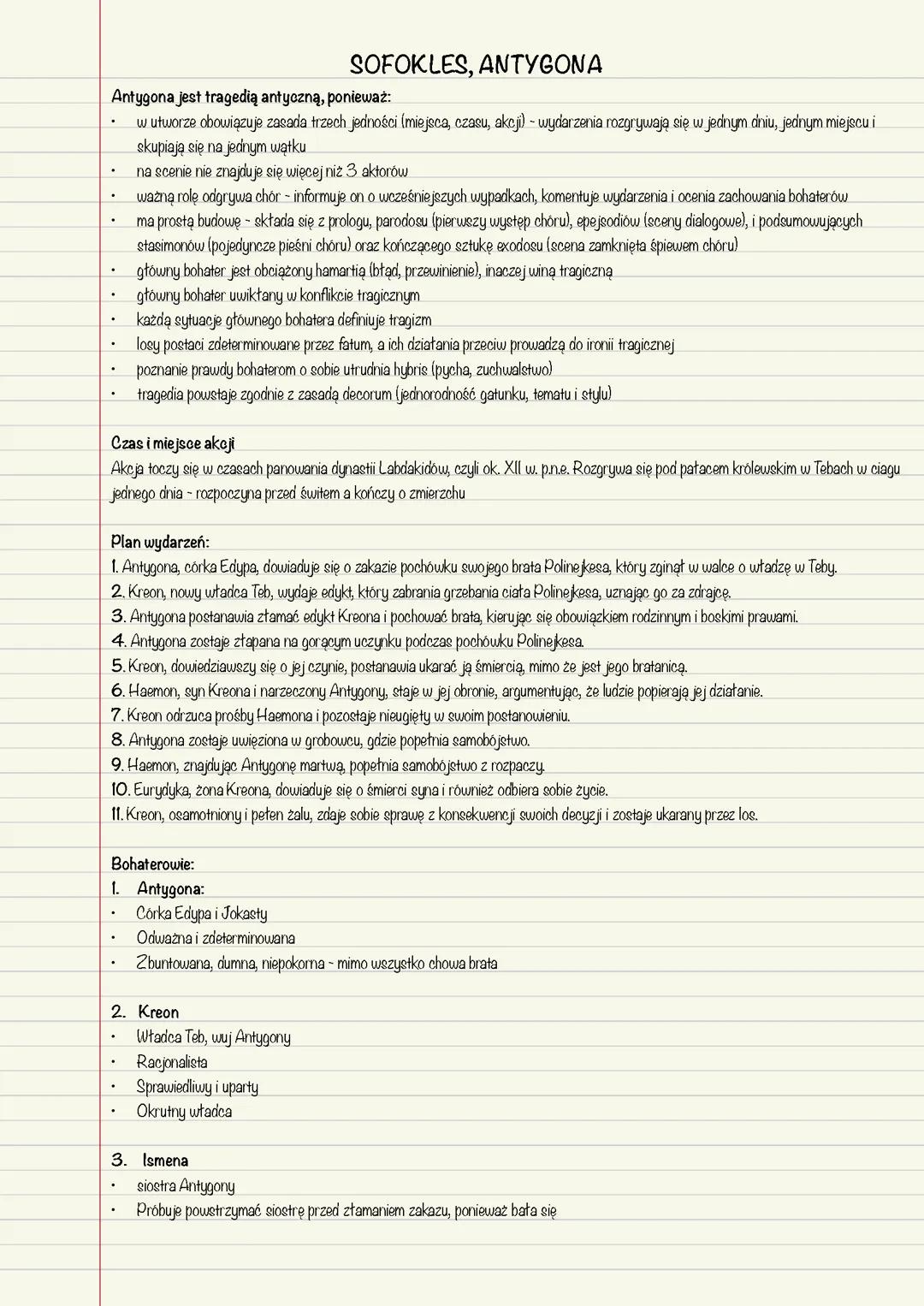 Antygona - język polski STAROŻYTNOŚĆ 