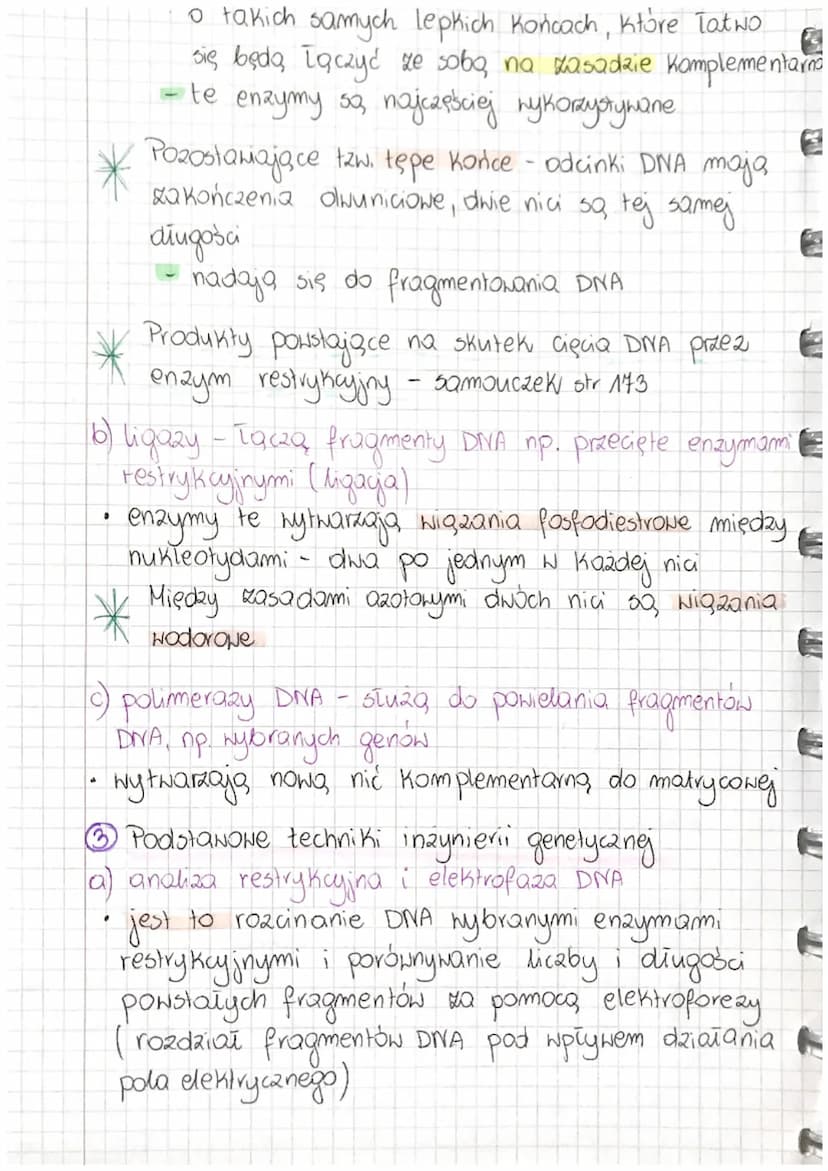 1
LEKCJA
Temat: PODSTAWOWE NARZĘDZIA I TECHNIKI INGYNIERII
GENETYCZNEY.
Ⓒinżynieris genecyesha - dziedzina nauki, która zajmuje
się opracowy