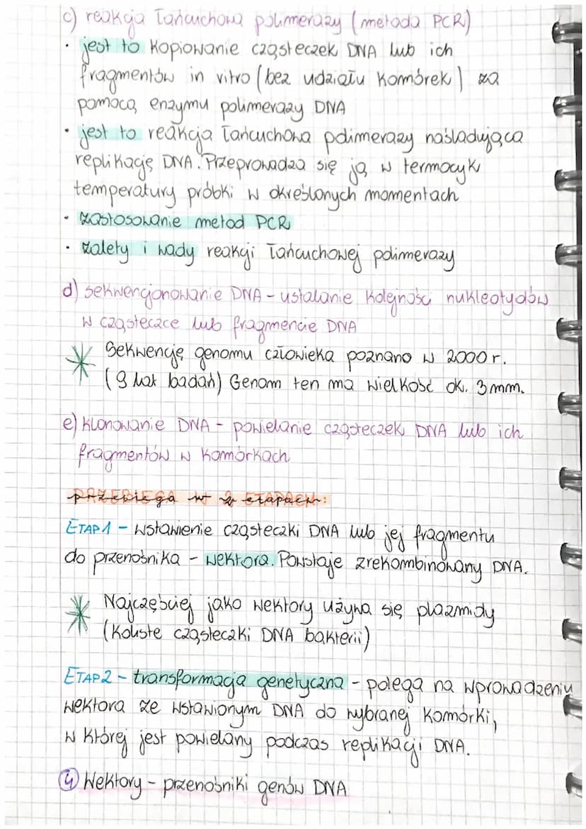 1
LEKCJA
Temat: PODSTAWOWE NARZĘDZIA I TECHNIKI INGYNIERII
GENETYCZNEY.
Ⓒinżynieris genecyesha - dziedzina nauki, która zajmuje
się opracowy