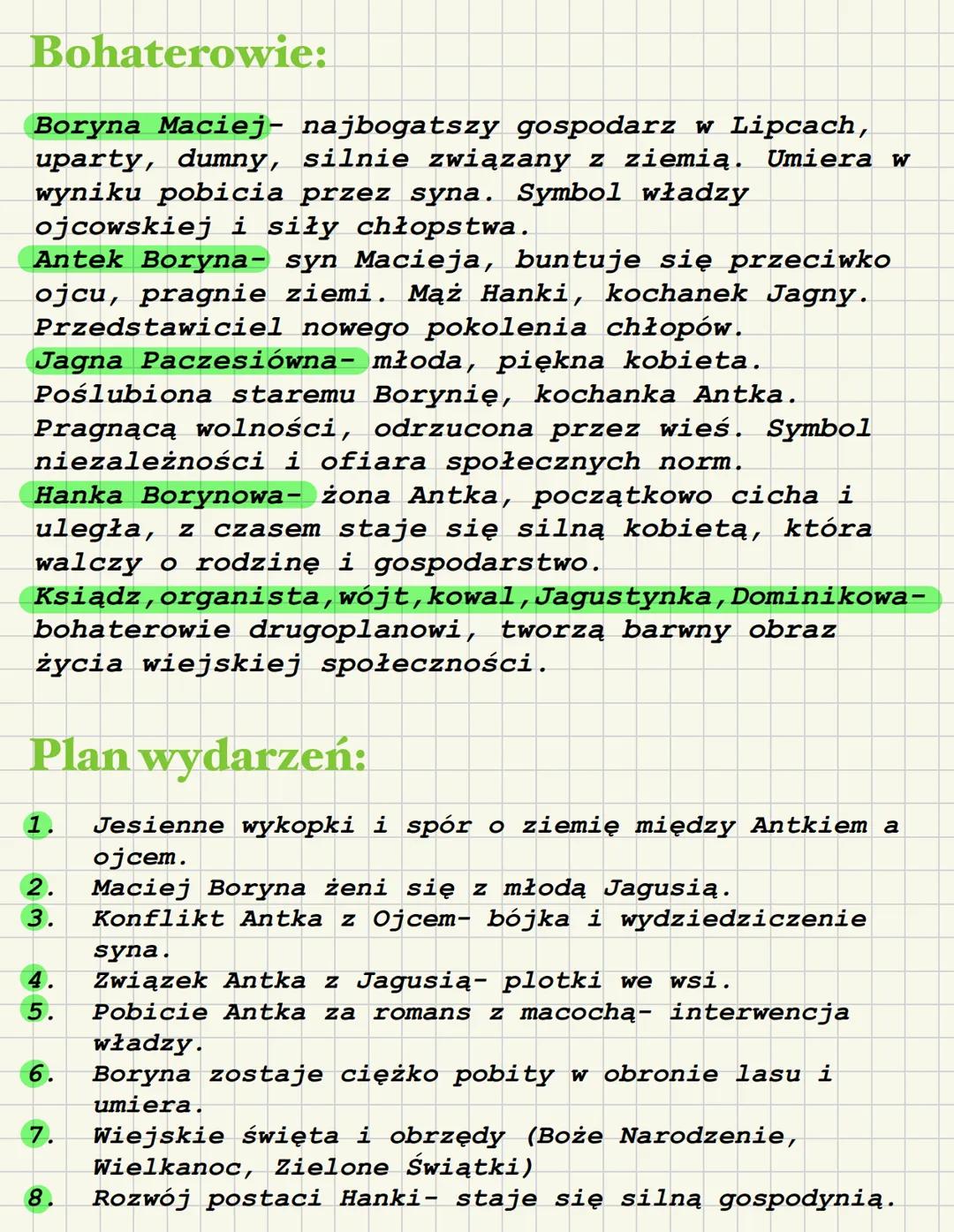  Chłopi
Władysław Stanisław Reymont
Geneza i kontekst:
Władysław Reymont pisał Chłopów w latach
1897-1908. Powieść powstała na podstawie jeg
