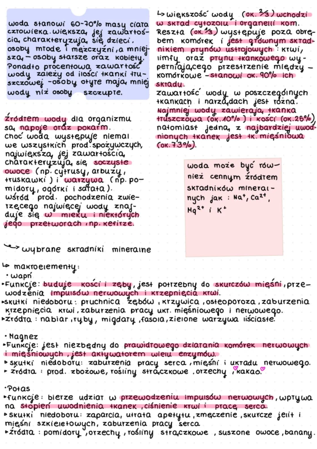 WITAMINY
L> TO zw.org., których organizm nie wytwarza lub które wytwarza w.
minimalnej niewystarczającej ilości. Nie pernia, funkcji budulco