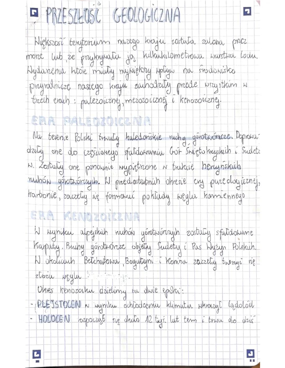 Geografia: Historia Geologiczna Ziemi