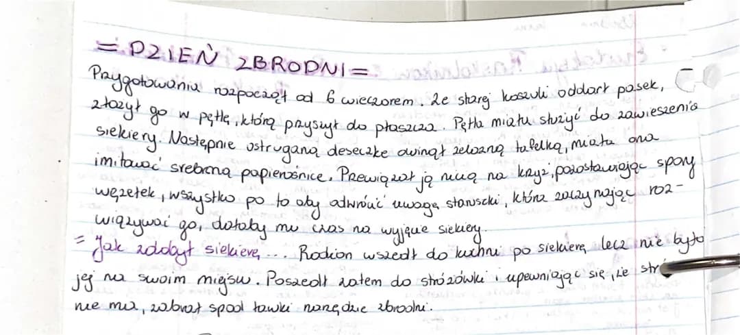 Zbrodnia i kara - streszczenie, plan wydarzeń, film i test