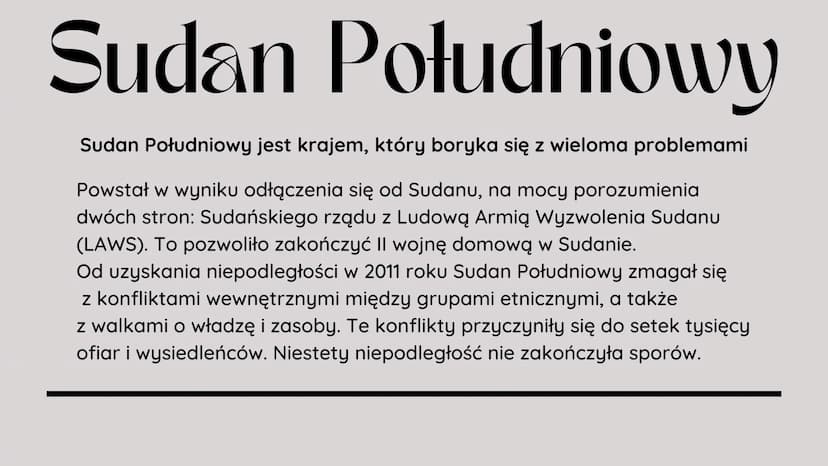 wojna
Problemy państw
utworzonych w XXI
I wieku
polityka
justwhitelines
bieda
władza Klasyfikacja problemów w
państwach:
1. Polityczne - pro