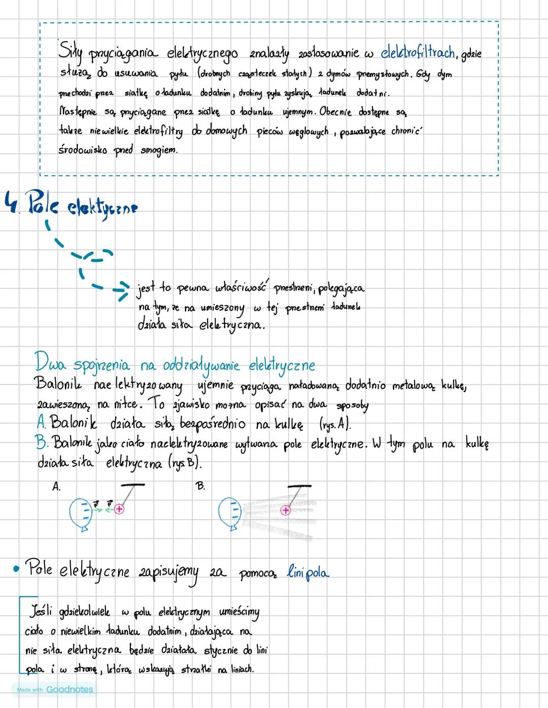 # Elektrostatyka

1, tadunki elektryczne

Istnieją dwa rodzaje ładunków elektrycznych:
dodatni i ujemny. Jeśli dwa ciała mają ładunki o tym
