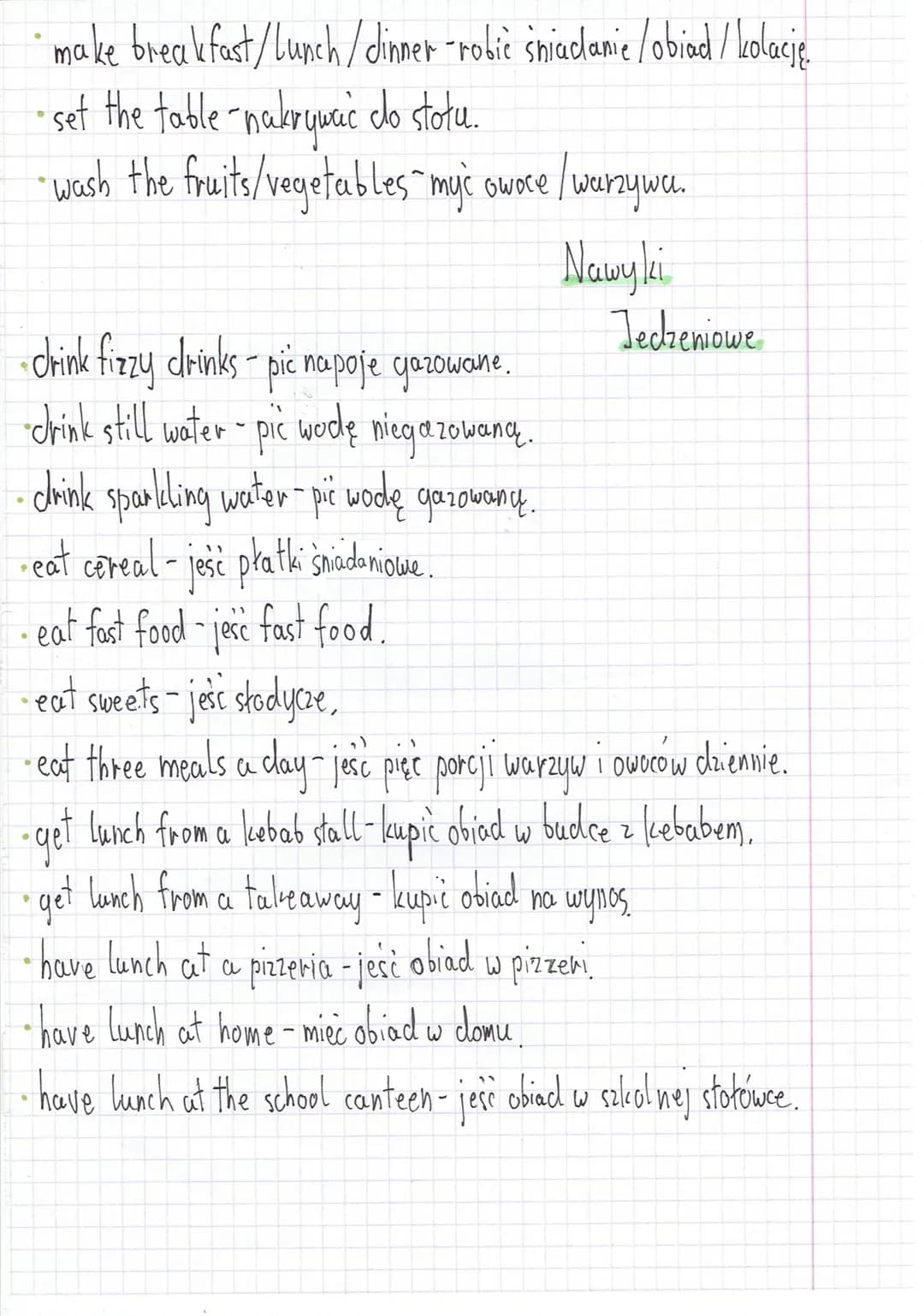1 Angielobt yourly
dzical
czwarty
Obowiązki
domowe
Just the furniture - scierać kurz z mebli.
-feed the dog - karmic psa.
-Fron the clothes 