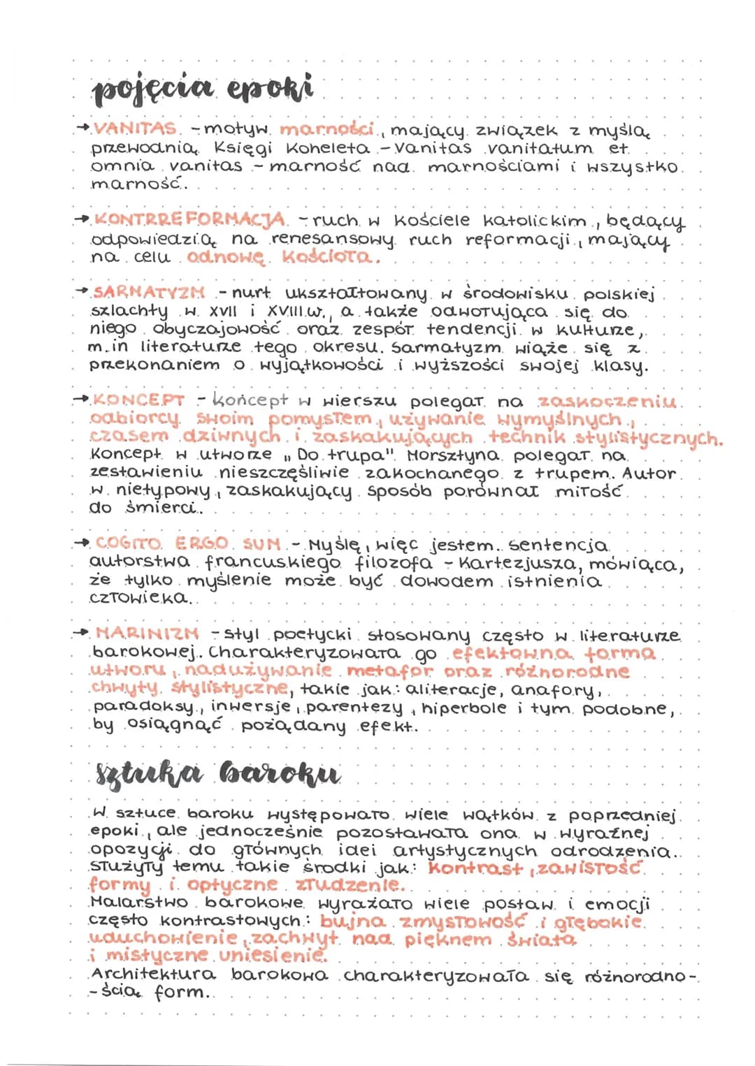 Barok
narwa
Stowo barok pochodzi od portugalskiego słowa barocco,
którym m.in. określano perte. o nieregularnym ksztacie.
Natomiast j. franc