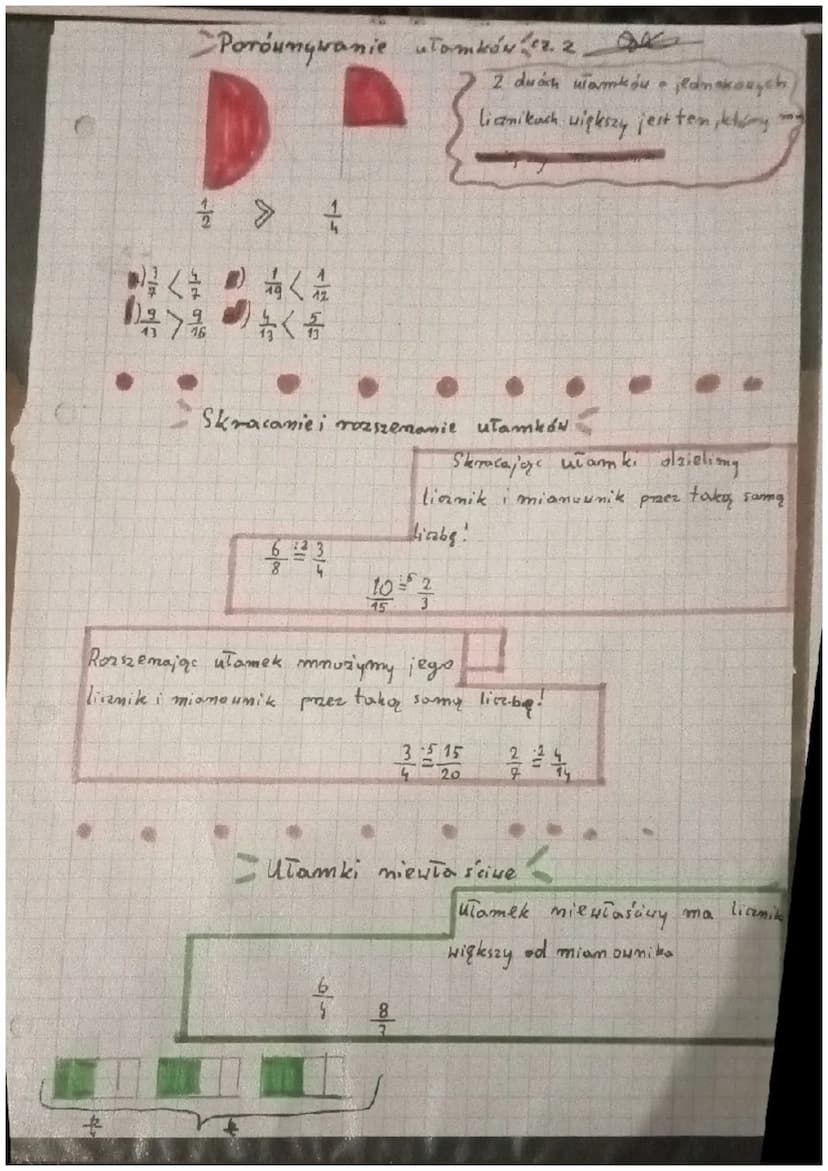 1-jedno czuorta
- trzy sme
1000
Utamki
- osiemdziesiątych
a) 5 = c) 4 ²
6) 4 //
d) 3
>
8²
3
Liczby
a) doby to tygodnia
b) 8 miesięcy to 1/12